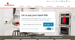 Desktop Screenshot of homeserveusa.com